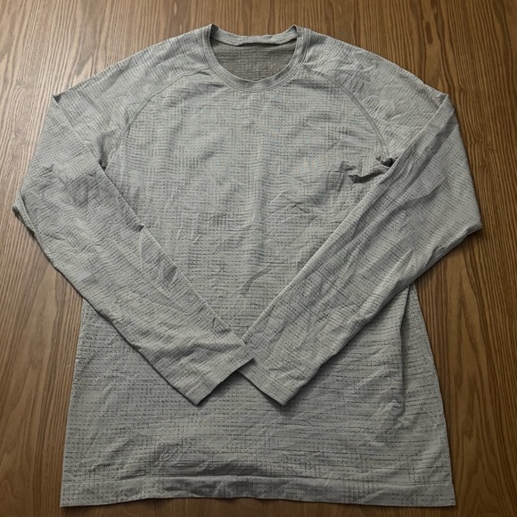 LULULEMON Metal Vent Tech Long Sleeve Gray Small - Picture 1 of 7